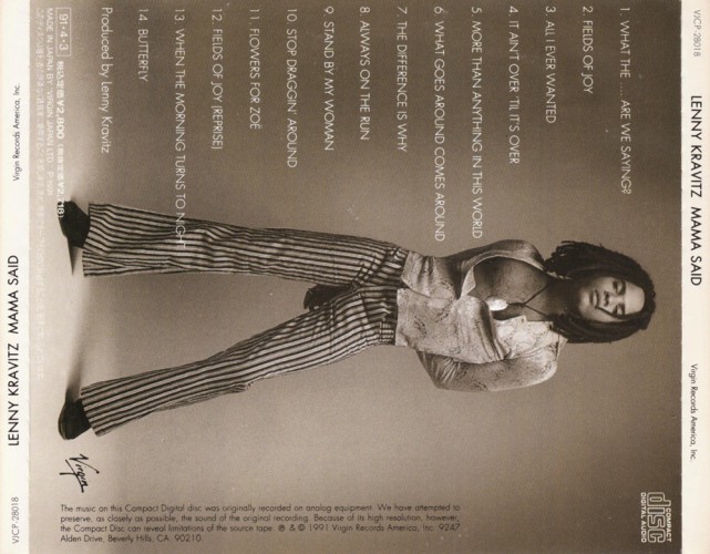 Album Back Cover