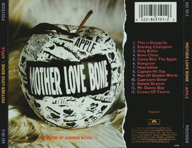 Album Back Cover