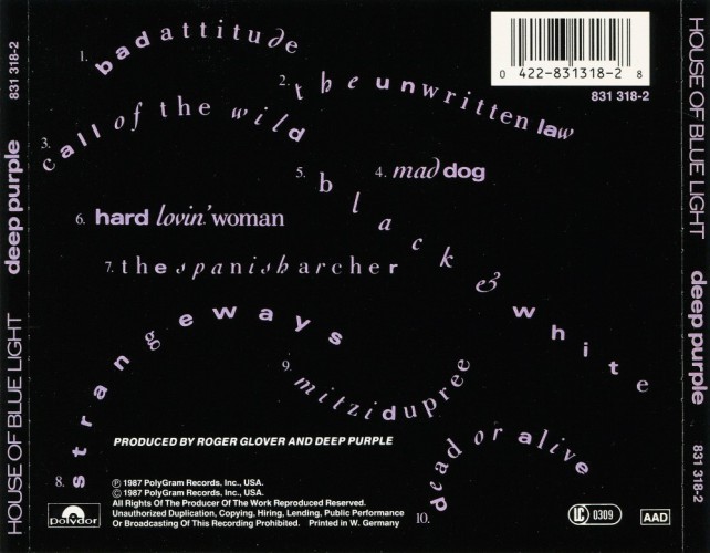 Album Back Cover