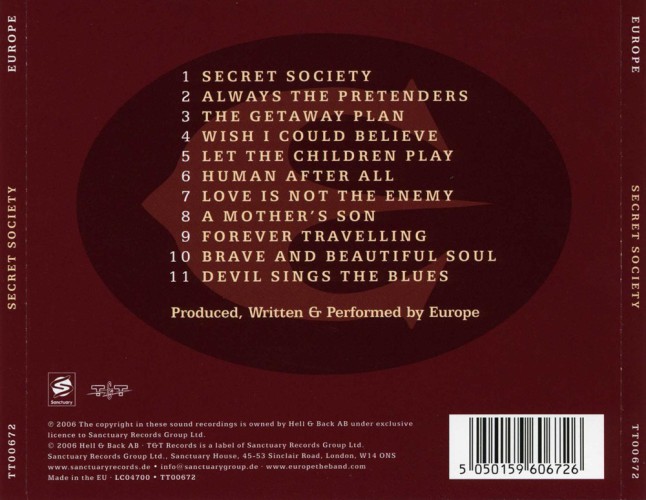 Album Back Cover