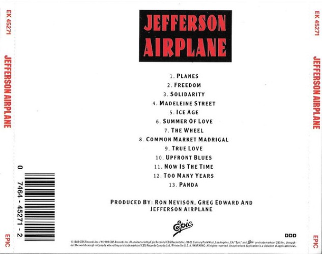 Album Back Cover