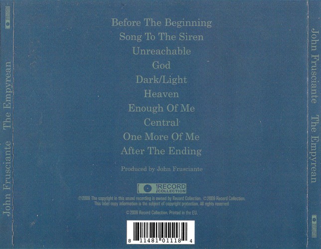 Album Back Cover