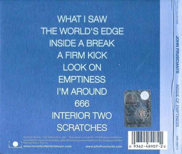 Album Back Cover