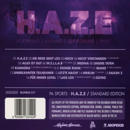 Album Back Cover