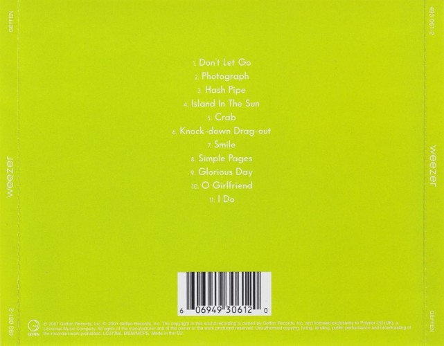 Album Back Cover