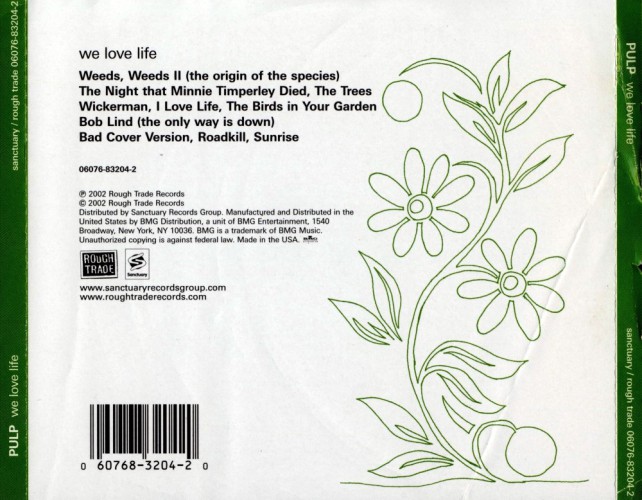 Album Back Cover