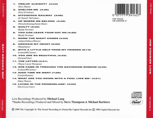 Album Back Cover