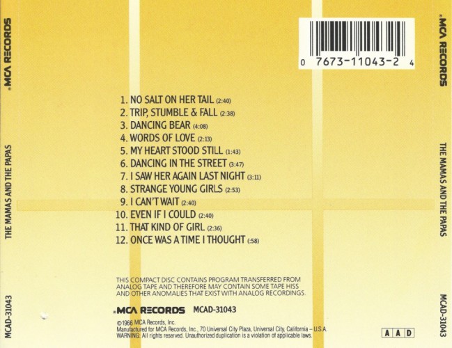 Album Back Cover