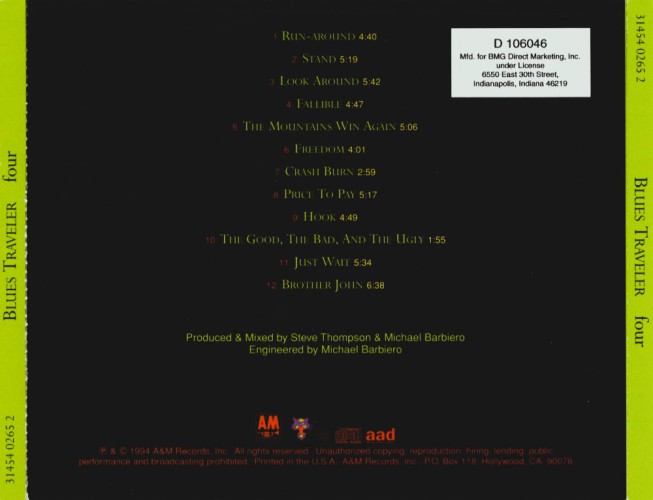 Album Back Cover