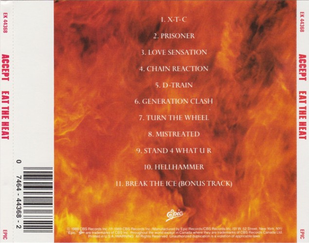 Album Back Cover