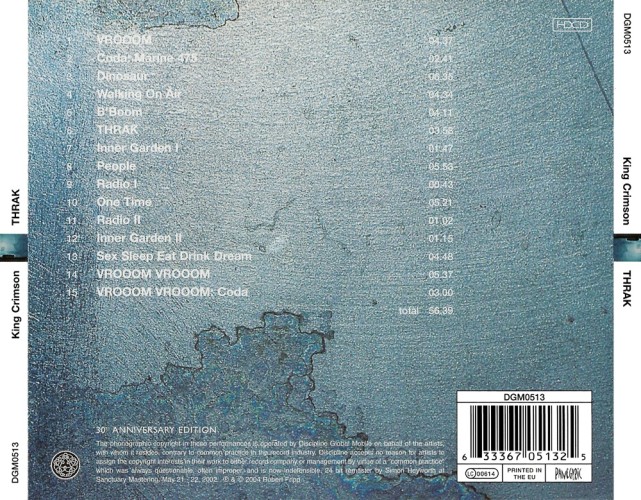 Album Back Cover