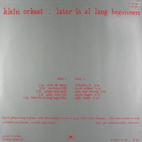 Album Back Cover