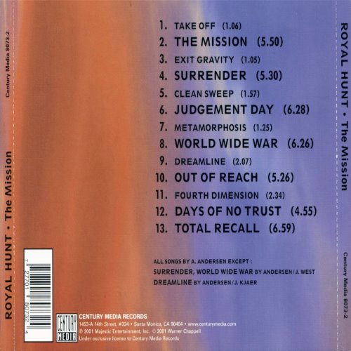 Album Back Cover