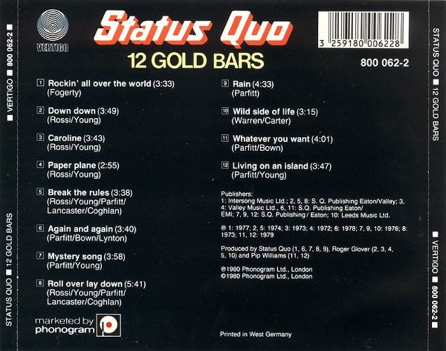 Album Back Cover