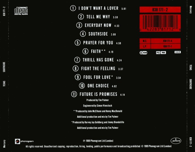 Album Back Cover