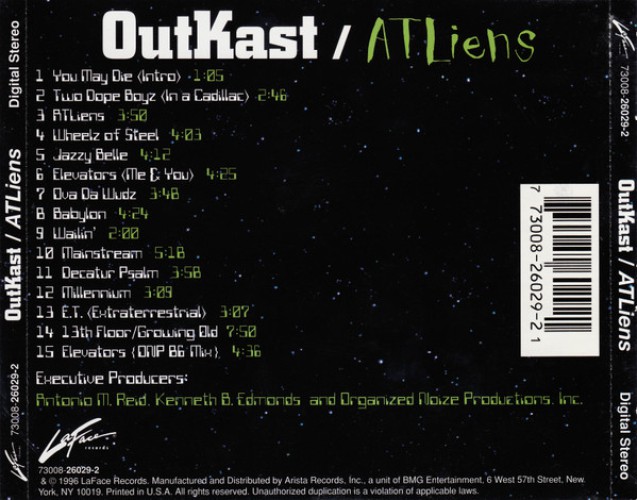 Album Back Cover