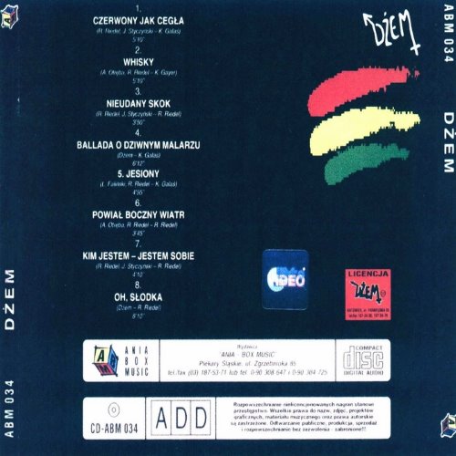 Album Back Cover