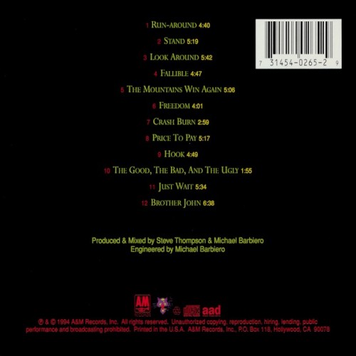 Album Back Cover