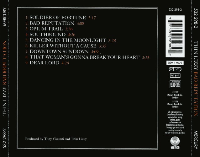 Album Back Cover