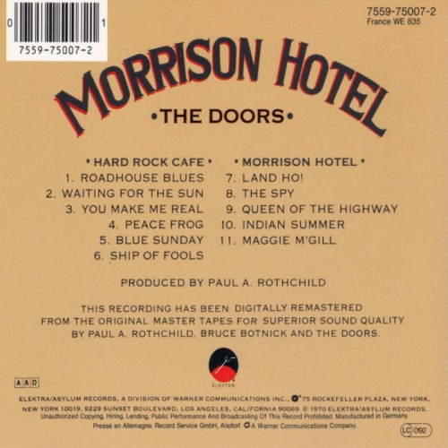 Album Back Cover