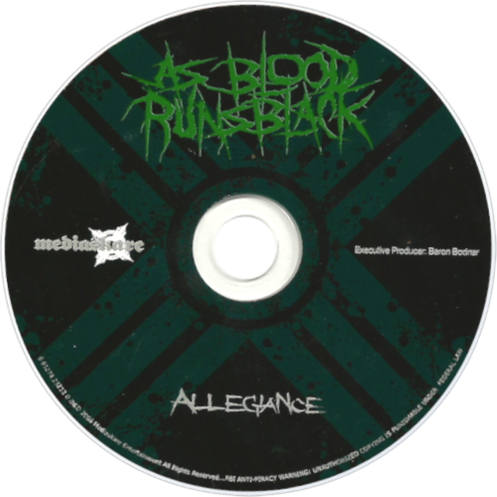 As Blood Runs Black Allegianceメタルコア　デスコア As Blood Runs Black – Allegiance – CD (Album), 2006