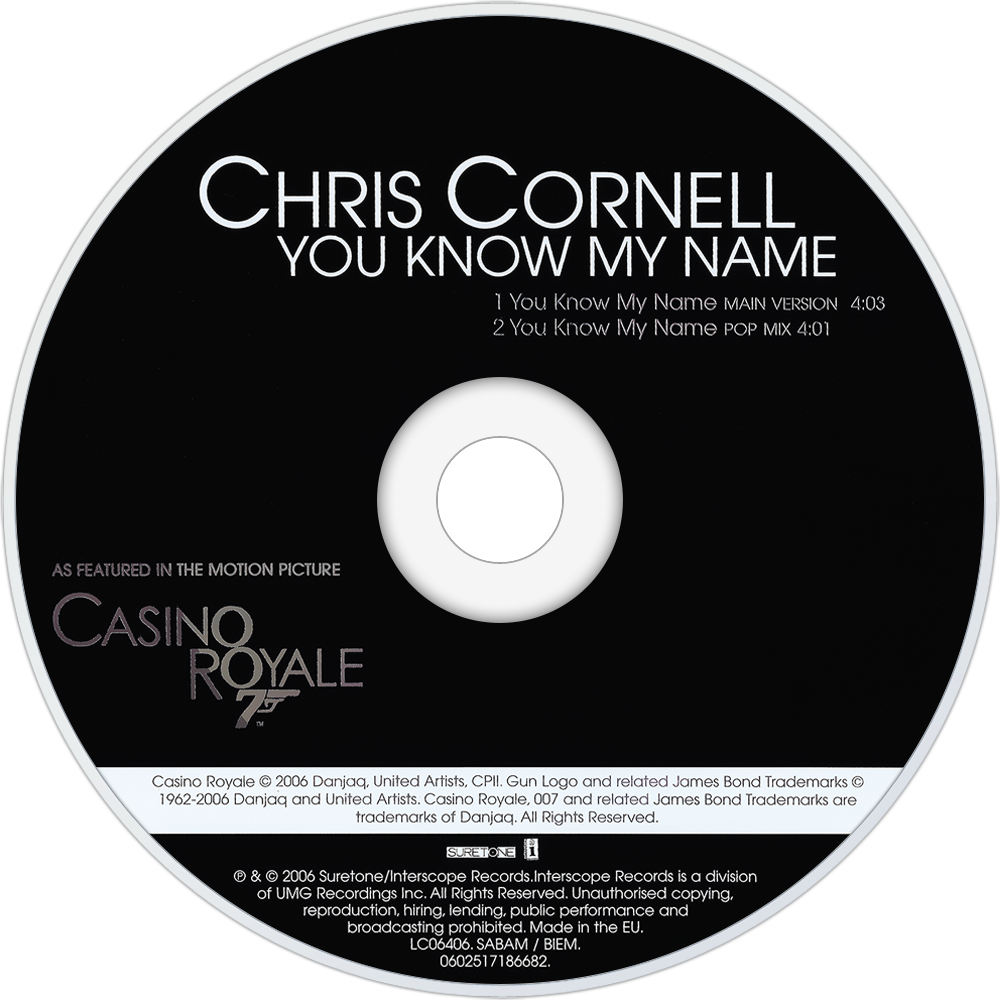 Chris Cornell You Know My Name TheAudioDB Chris Cornell You Know My Name TheAudioDB