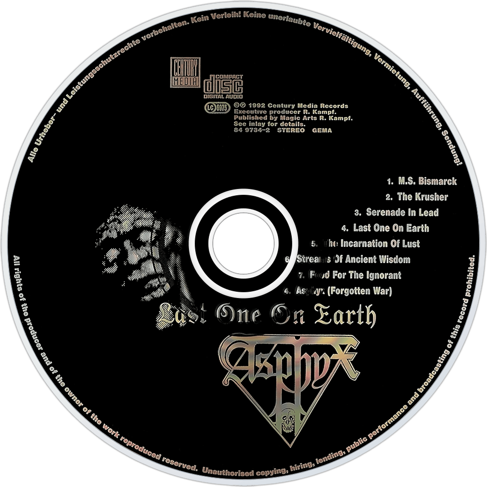 Asphyx - Last One on Earth | TheAudioDB.com