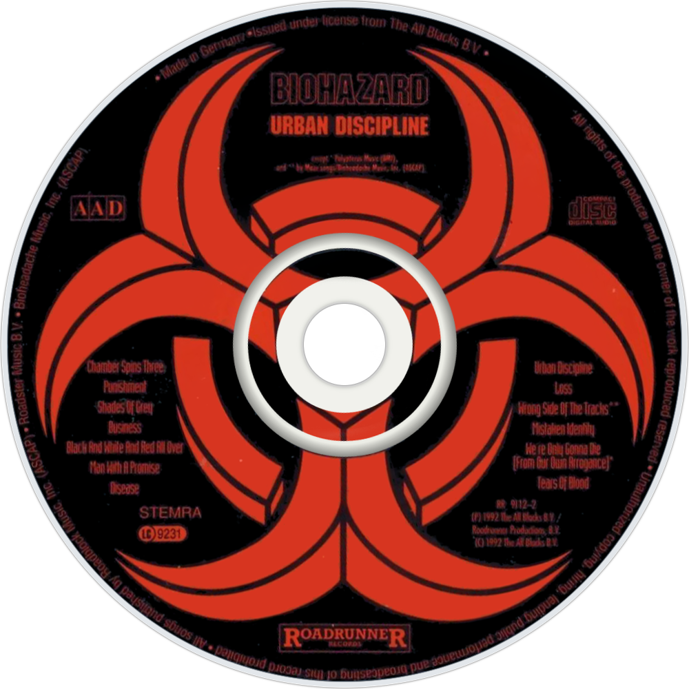 【LP】BIOHAZARD - Urban Discipline オリジナル盤 Biohazard – Urban Discipline – Cassette (Album), 1992
