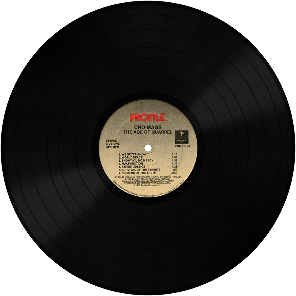 Cro-Mags - The Age of Quarrel | TheAudioDB.com