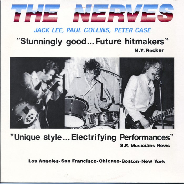 Jack Lee, Paul Collins, Peter Case cover