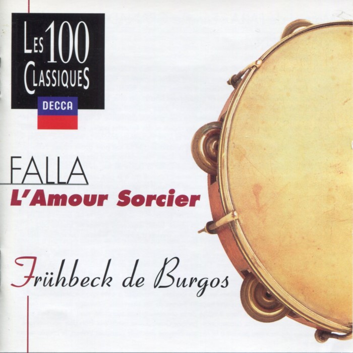 Albéniz: Suite española / Falla: El amor brujo cover