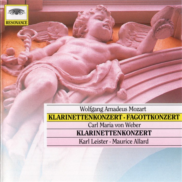 Mozart: Klarinettenkonzert - Fagottkonzert / Weber: Klarinettenkonzert (feat. clarinet: Karl Leister, bassoon: Maurice Allard) cover