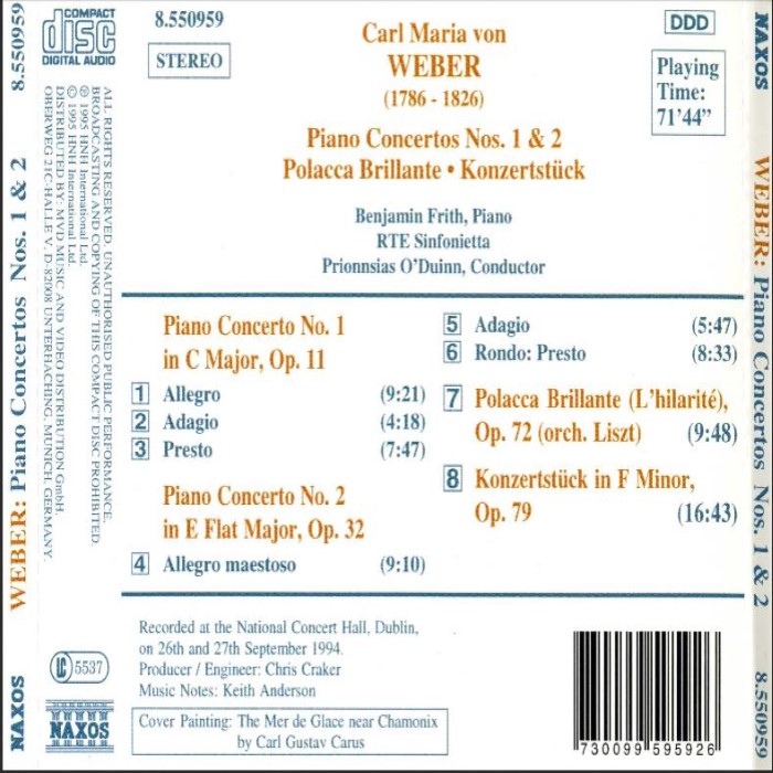Piano Concertos Nos. 1 & 2 cover