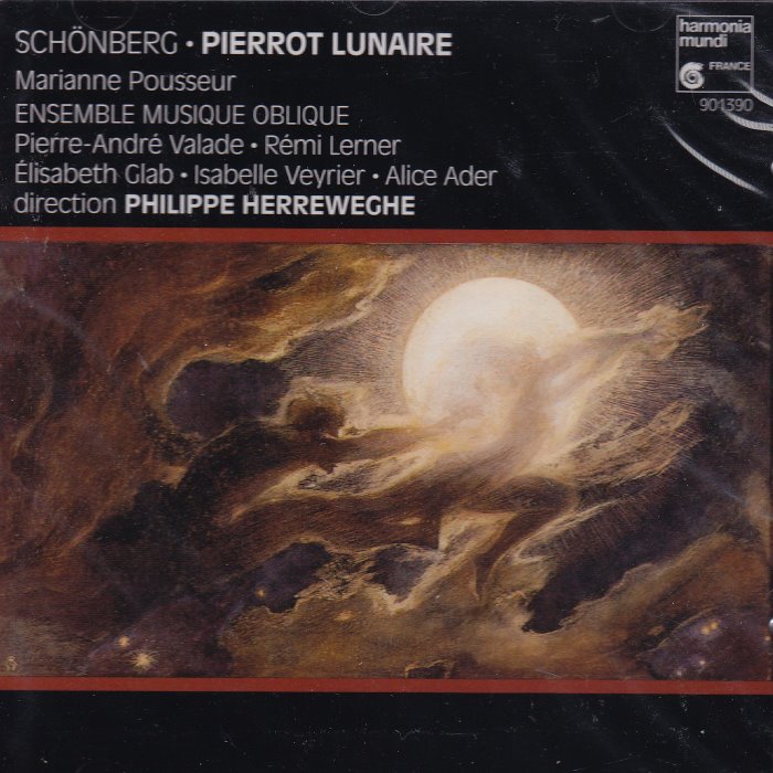 Pierrot Lunaire (Ensemble Musique Oblique feat. conductor: Philippe Herreweghe; soprano: Marianne Pousseur) cover