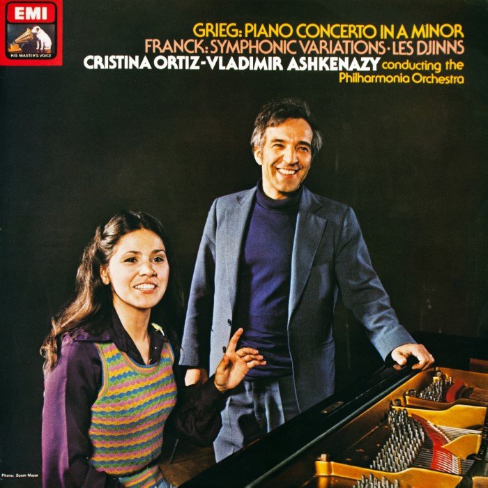 Grieg: Piano Concerto in A minor / Franck: Symphonic Variations / Les Djinns cover