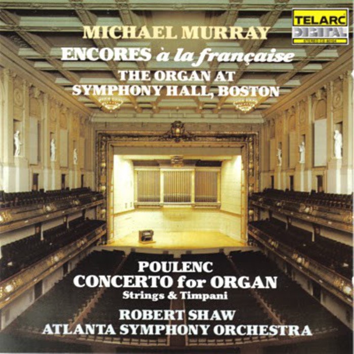Encores a la francaise / Concerto for Organ cover