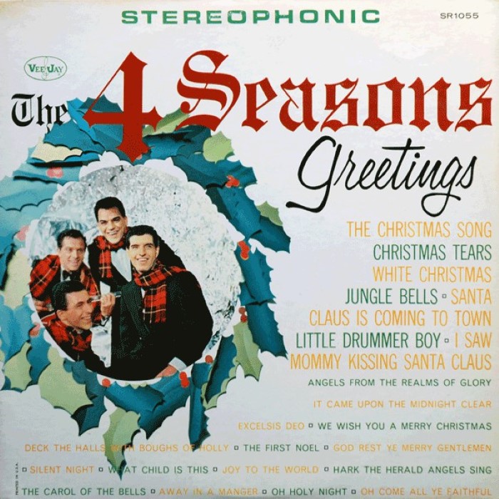 The 4 Seasons' Christmas Album cover