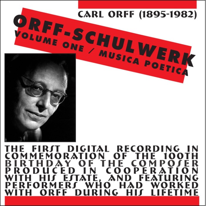 Orff-Schulwerk, Volume 1: Musica Poetica cover