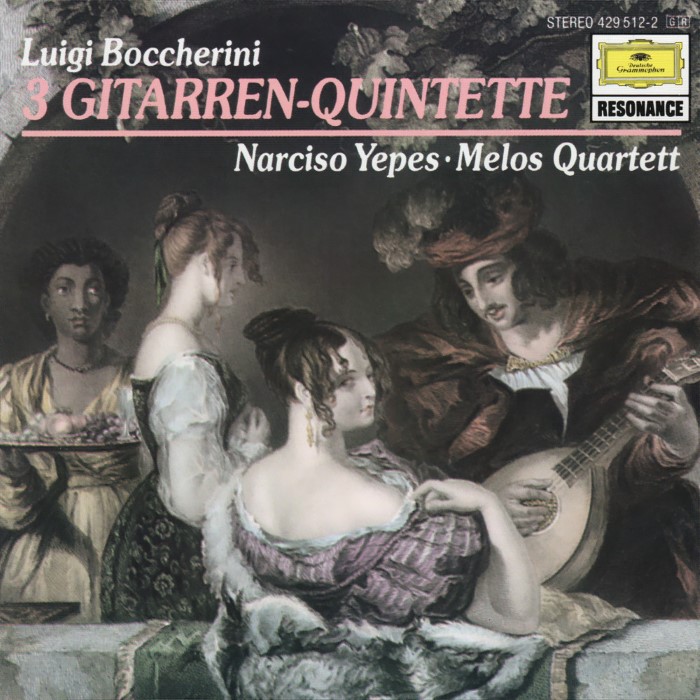 3 Guitar Quintets (Melos Quartet feat. guitar: Narciso Yepes) cover