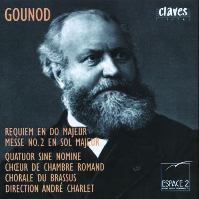 Requiem en Do majeur / Messe No. 2 en Sol majeur (Quatuor Sine Nomine, Chœur de Chambre Romand, Chorale du Brassus feat. conductor: André Charlet, organ: François Margot) cover