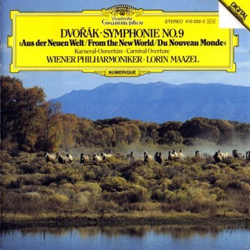 Symphony No. 9 in E minor, Op. 95 "From the New World" / "Carnaval" Overture, Op. 92 (Wiener Philharmoniker feat. conductor: Lorin Maazel) album thumb
