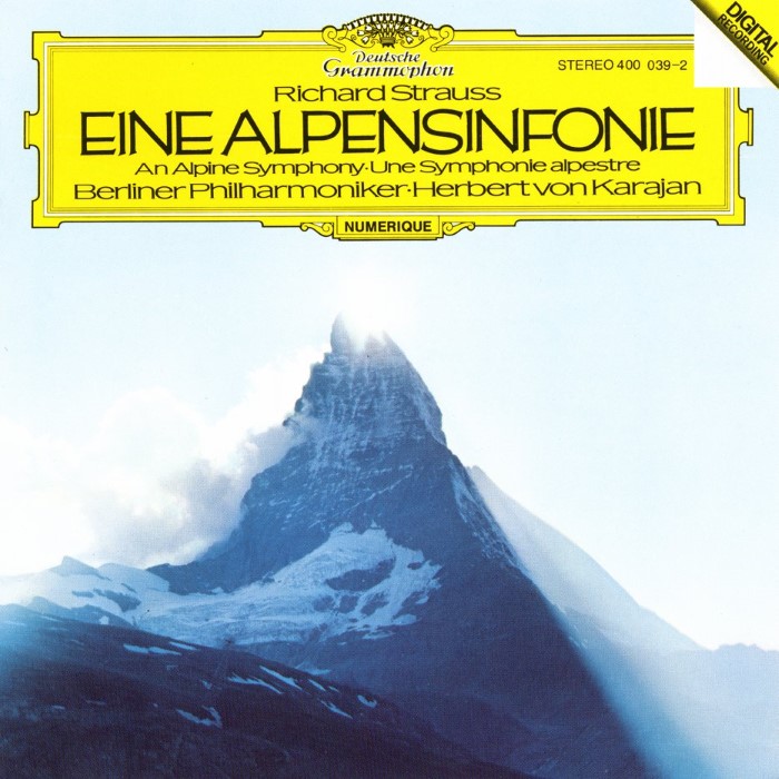 Eine Alpensinfonie / An Alpine Symphony / Symphonie Alpestre cover