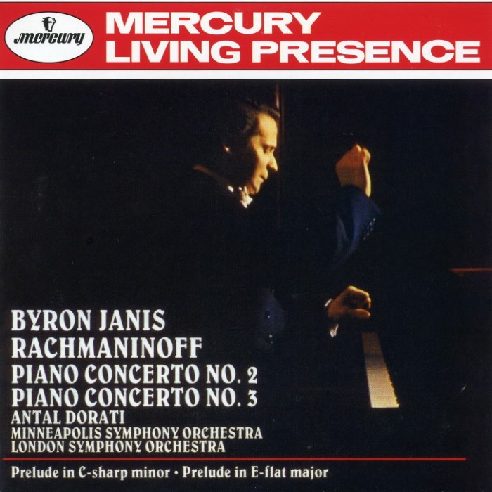 Piano Concerto no. 2 / Piano Concerto no. 3 / Prelude in C-sharp minor / Prelude in E-flat major cover