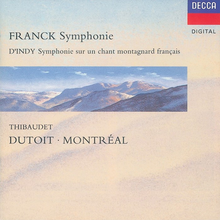 Franck: Symphonie / D'Indy: Symphonie sur un chant montagnard français cover