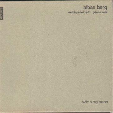 Streichquartett Op. 3 / Lyrische suite (Arditti String Quartet) album thumb