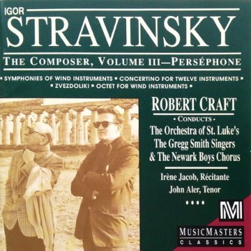 Stravinsky the Composer, Volume III: Perséphone album thumb