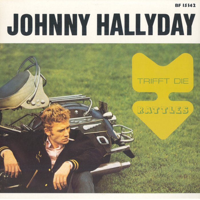 Johnny Hallyday trifft die Rattles cover
