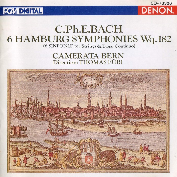 6 Hamburg Symphonies (Camerata Bern feat. conductor: Thomas Füri) cover