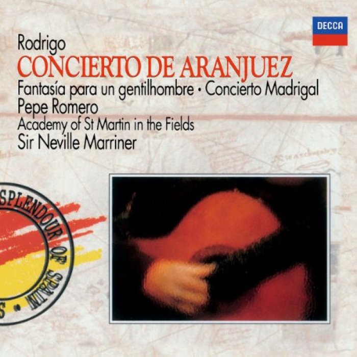 Concierto de Aranjuez / Fantasía para un gentilhombre / Concierto Madrigal (Academy of St Martin in the Fields feat. conductor: Sir Neville Marriner, guitar: Pepe Romero) cover