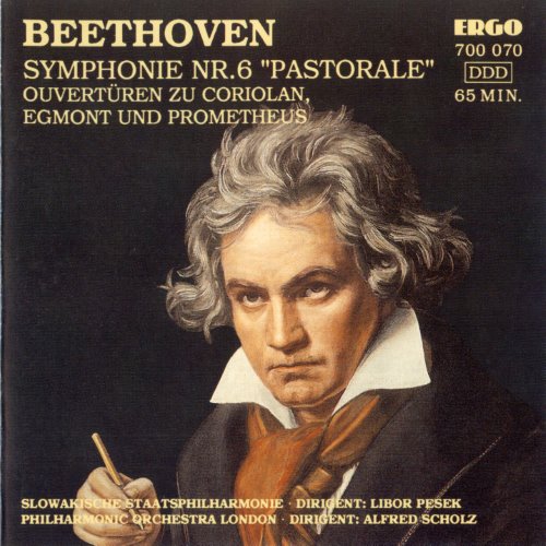 Symphonie nr. 6 "Pastorale" / Ouvertüren zu Coriolan, Egmont und Prometheus album thumb